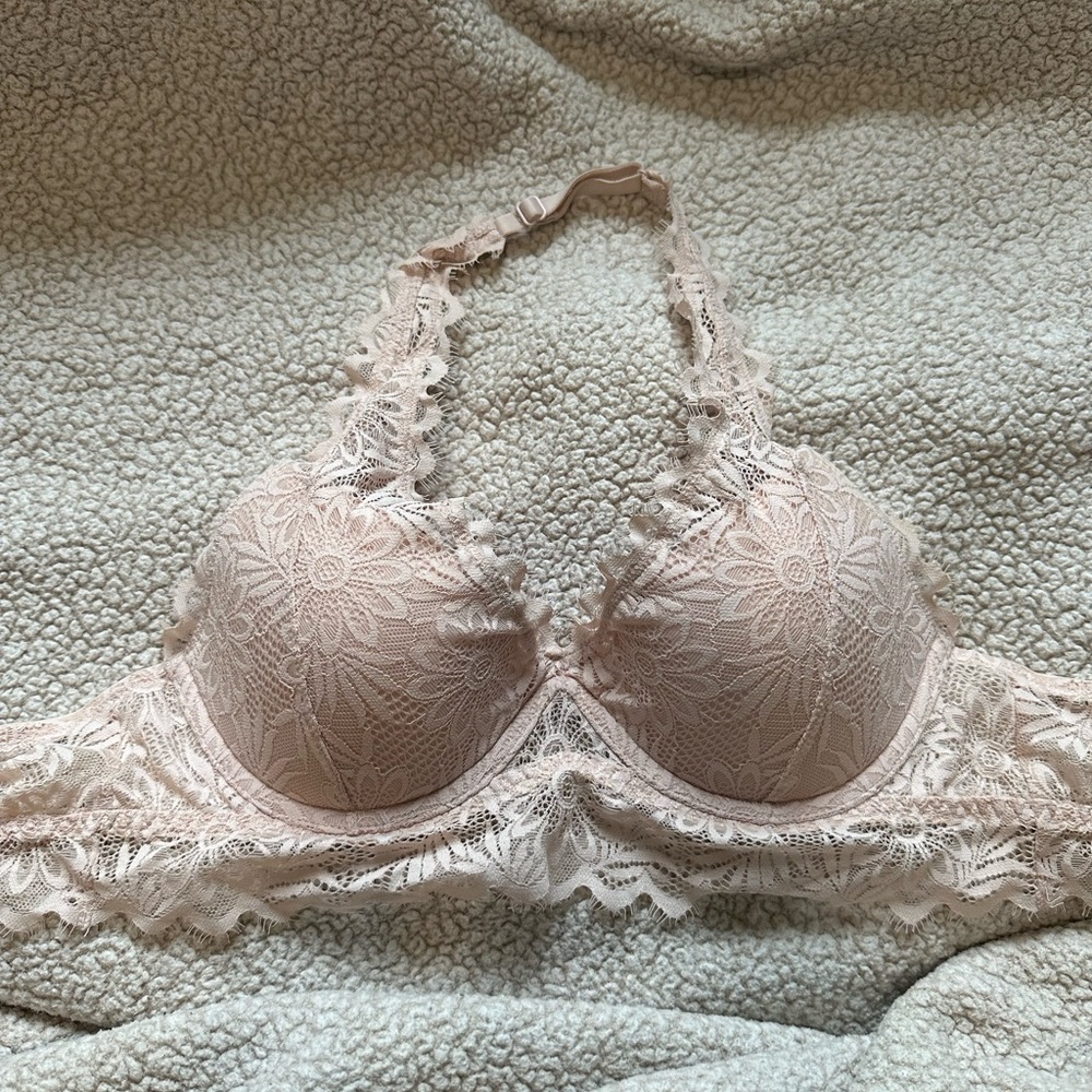 VS PINK Lace Halter Bralette